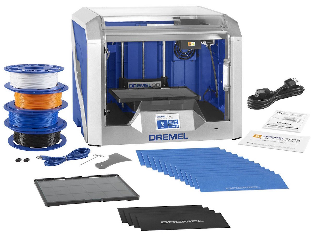 Dremel 3D40-EDU Idea Builder 2.0 3D Printer for Education, Wi-Fi Enabled with Curriculum-Based Lesson Plans 