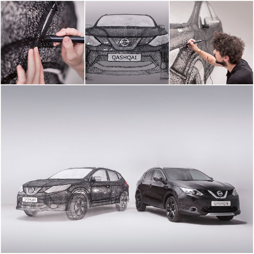 nissan-qashqai-drawn-by-3doodler-pro