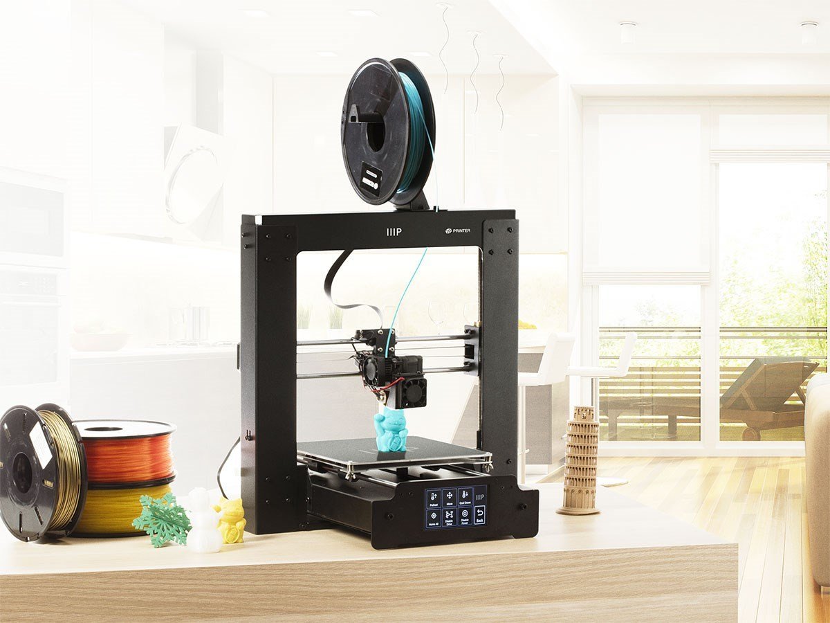Monoprice Maker Select Plus 3D Printer In Action