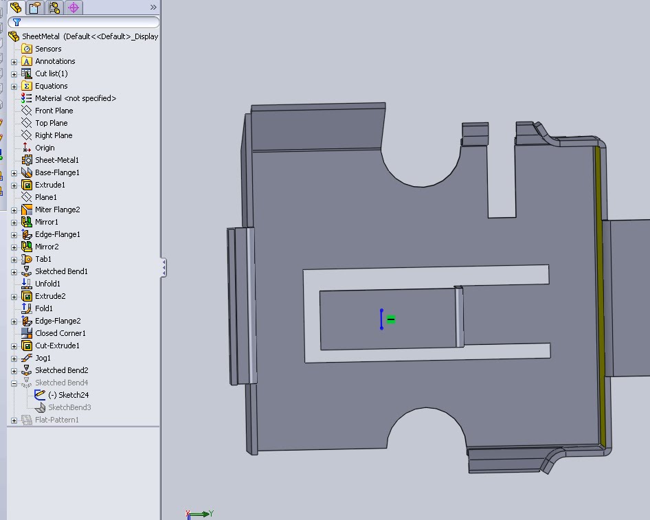 Having trouble with Solidworks Sheet Metal. : r/SolidWorks